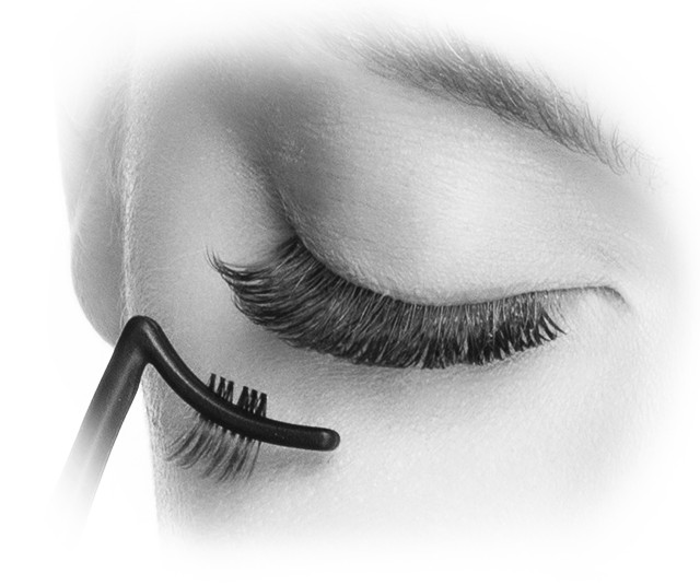 Grey picture of an applicator ready to be used