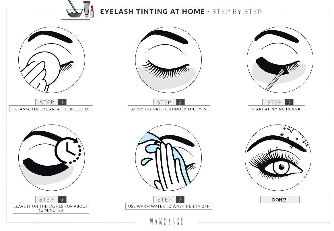 How to tint your eyelashes by yourself